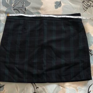 Women’s Gap plaid green and blue navy skirt
